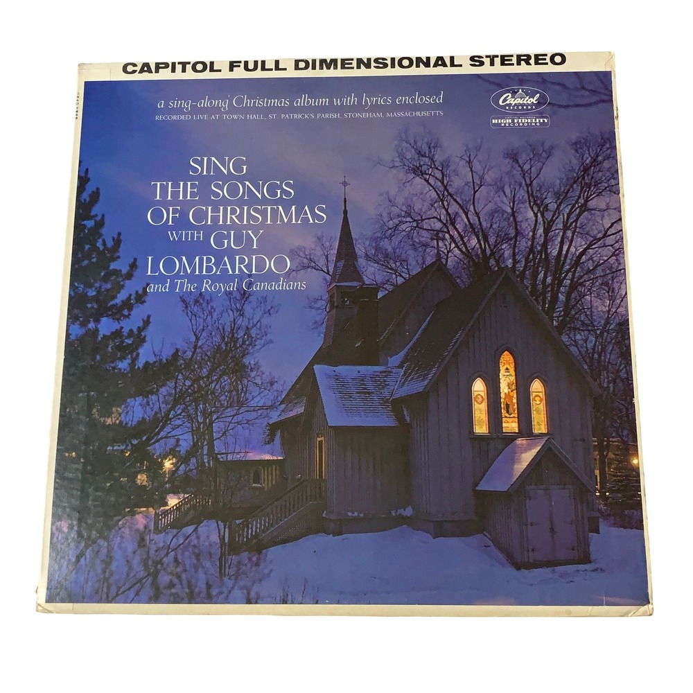 Guy Lombardo Sing the Songs of Christmas Vinyl LP Capitol Stereo Holiday